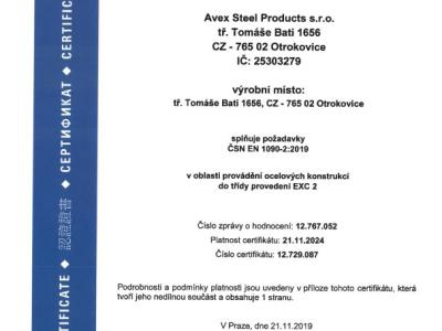 Certificat ISO 9001 :2015 lu conjointement avec ISO 3834-2:2021